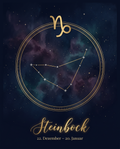 Sternzeichen Steinbock Poster – Celestial Premium