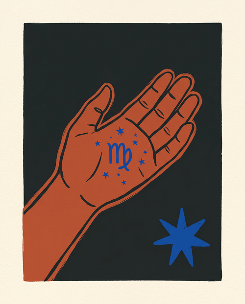 Sternzeichen Jungfrau Poster – Modern Folk