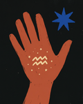 Sternzeichen Wassermann Poster – Modern Folk