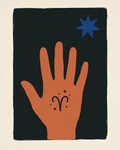 Sternzeichen Widder Poster – Modern Folk