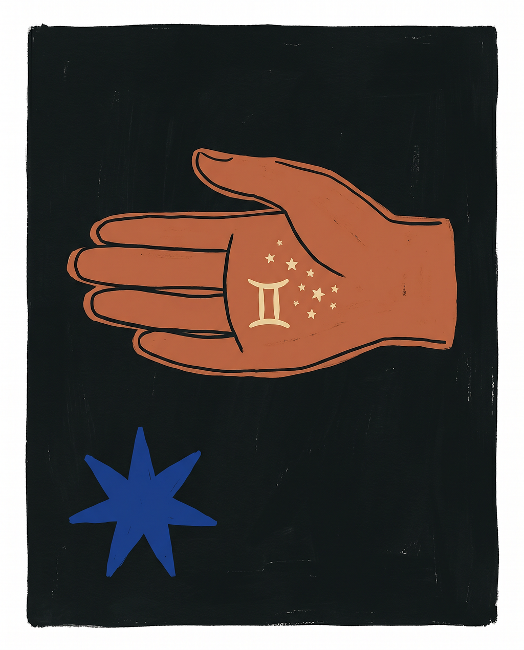 Sternzeichen Zwillinge Poster – Modern Folk