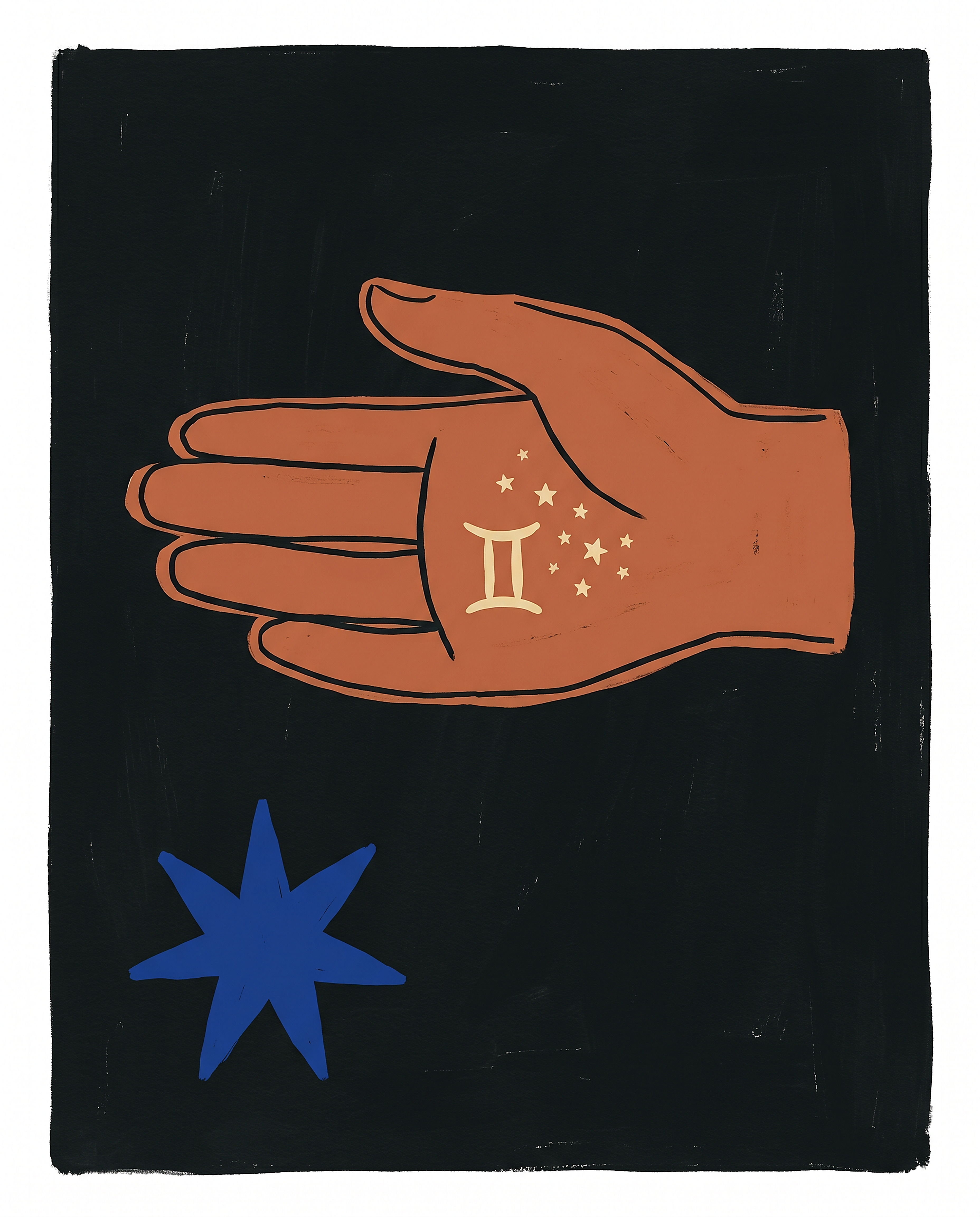 Sternzeichen Zwillinge Poster – Modern Folk