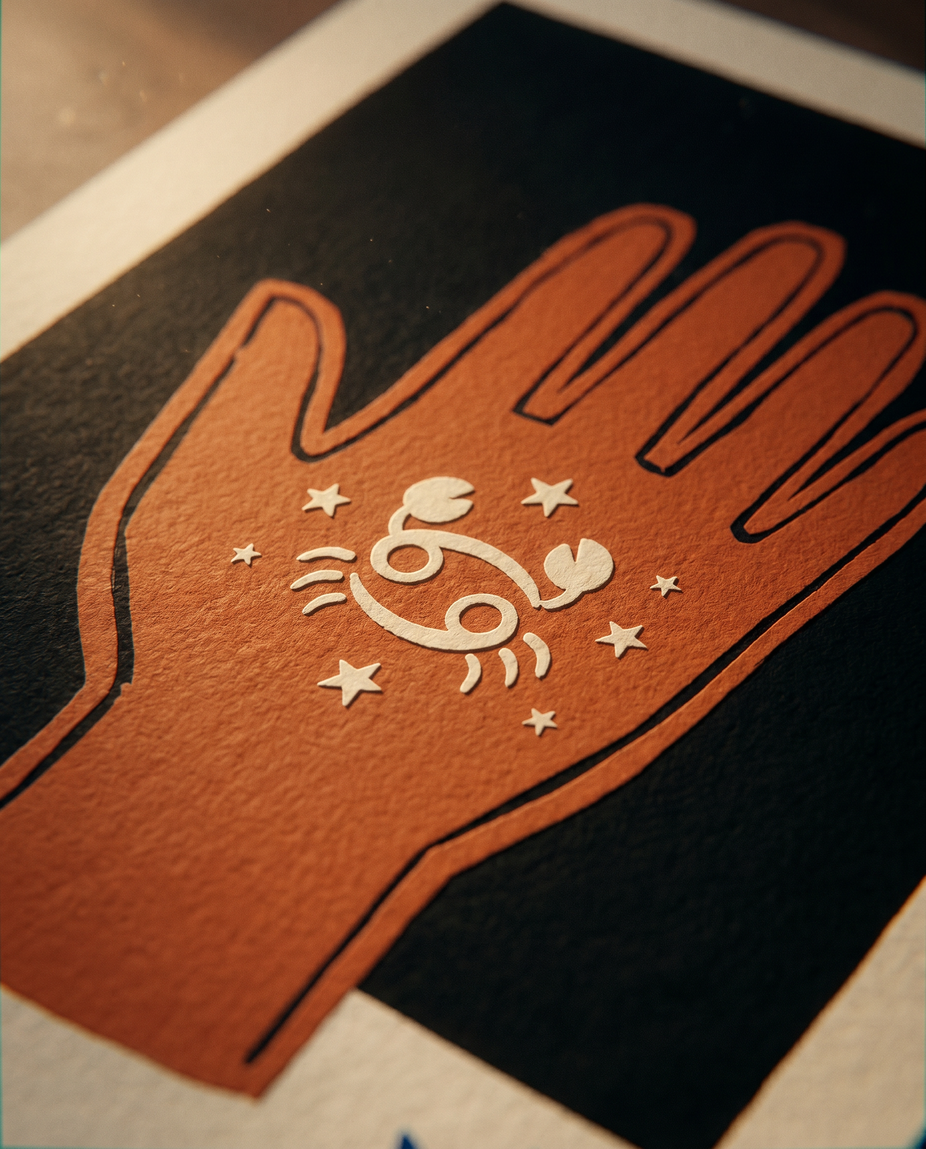 Krebs Modern Folk Poster – Detailansicht